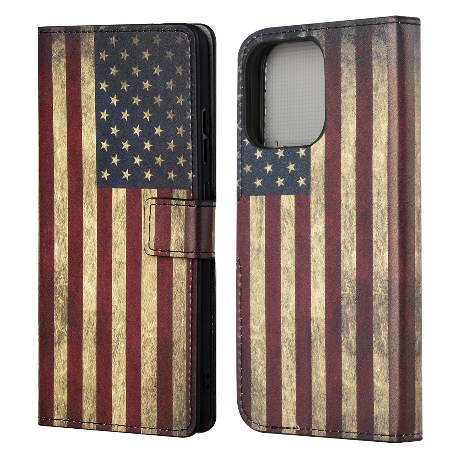 Wallet Cute Pattern Printing PU Leather Stand Feature Flip Cover for iPhone 13 Pro 6.1 inch