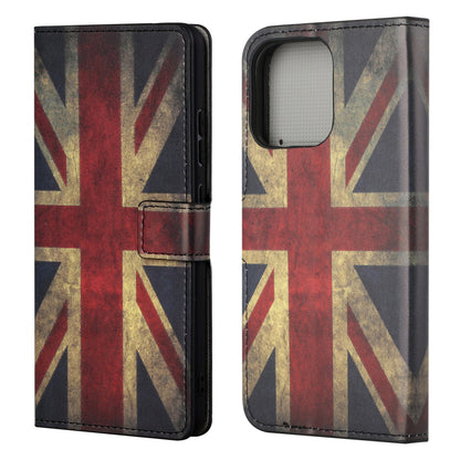 Wallet Cute Pattern Printing PU Leather Stand Feature Flip Cover for iPhone 13 Pro 6.1 inch