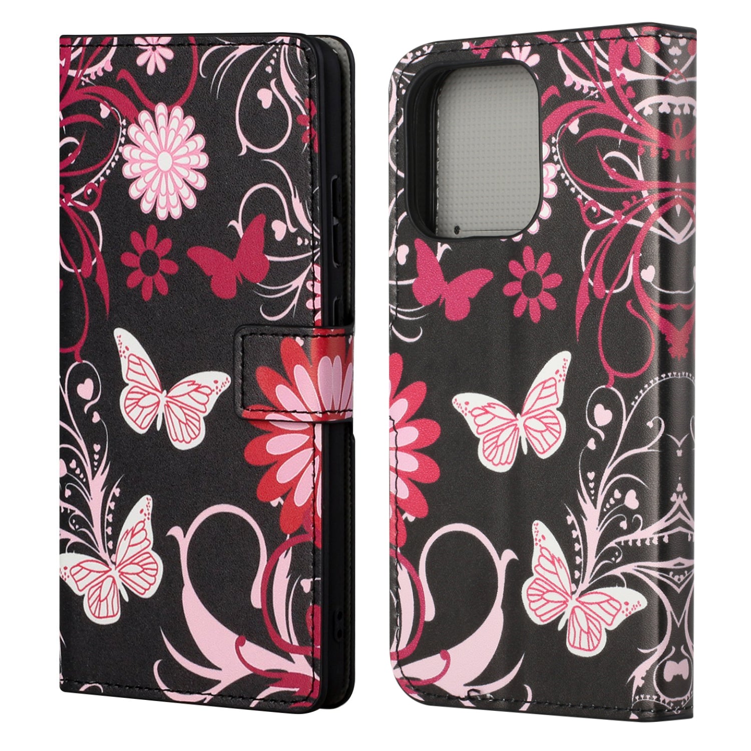 Wallet Cute Pattern Printing PU Leather Stand Feature Flip Cover for iPhone 13 Pro 6.1 inch