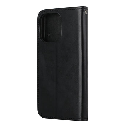 Imprint Butterfly Flower Leather Wallet Stand Phone Case Cover for iPhone 13 Pro