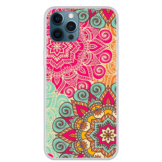 Clear Pattern Printing Design Soft TPU Protective Slim Shockproof Case for iPhone 13 Pro Max 6.7 inch