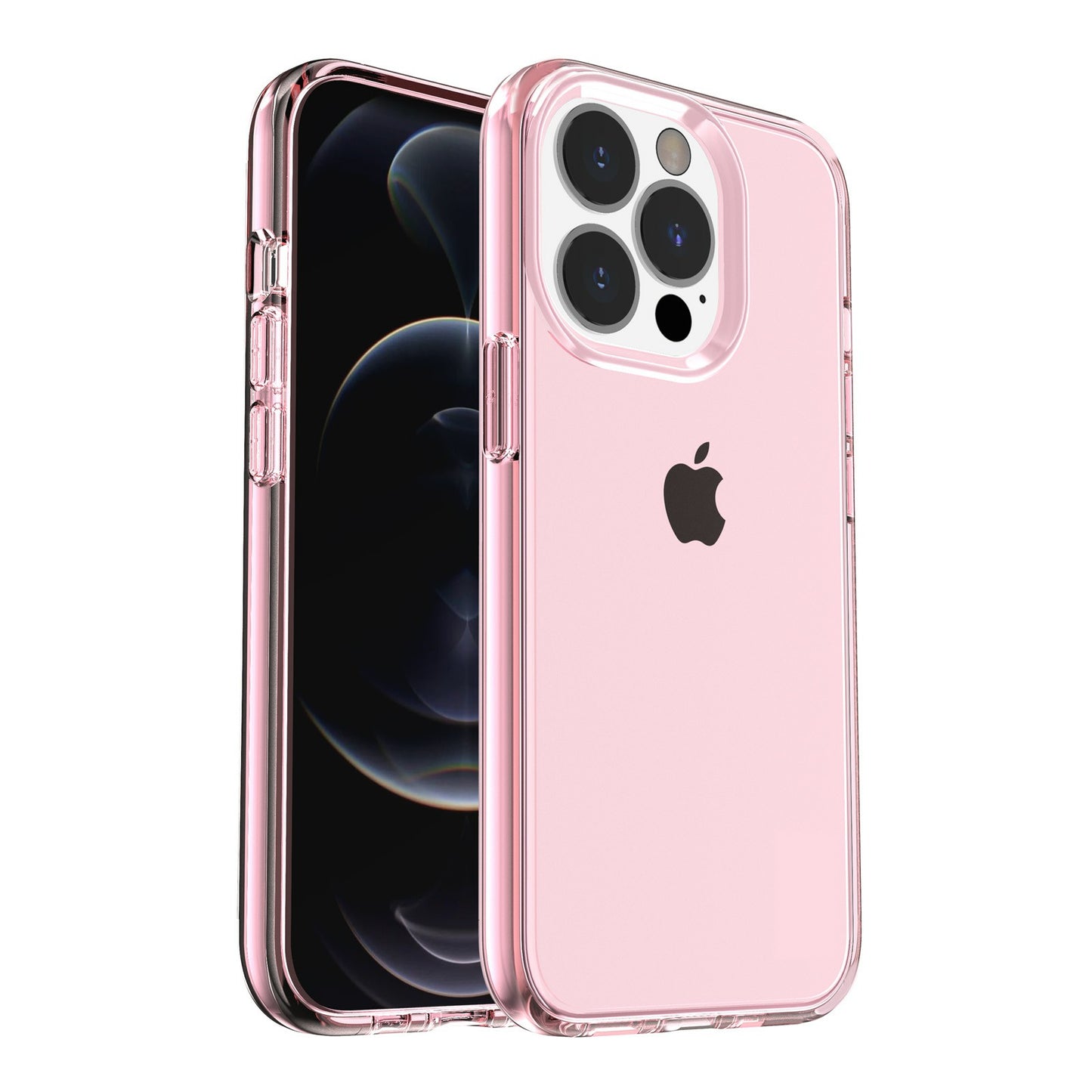 Anti-scratch Transparent PC+TPU Phone Back Case for iPhone 13 Pro 6.1 inch