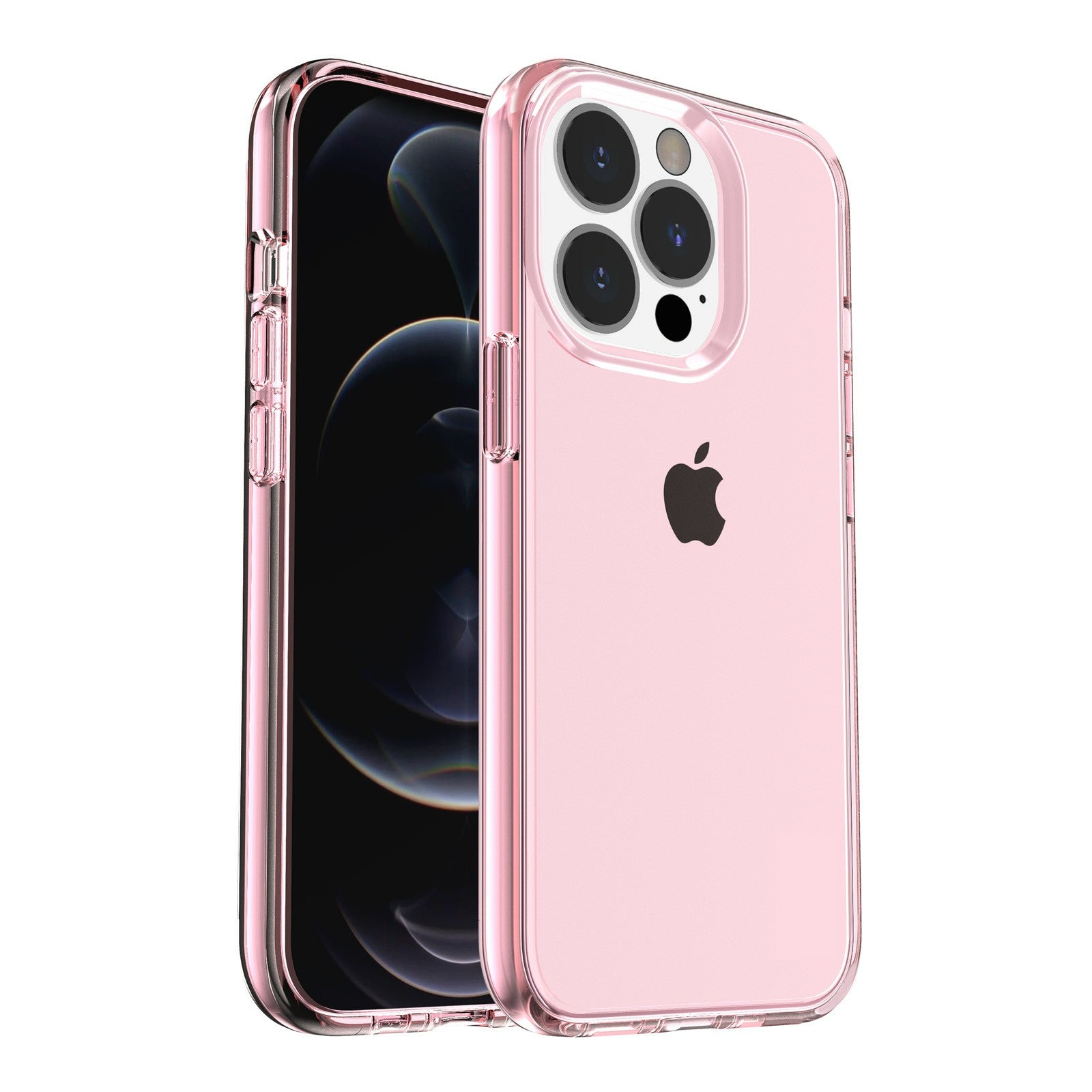 Anti-scratch Transparent PC+TPU Phone Back Case for iPhone 13 Pro 6.1 inch