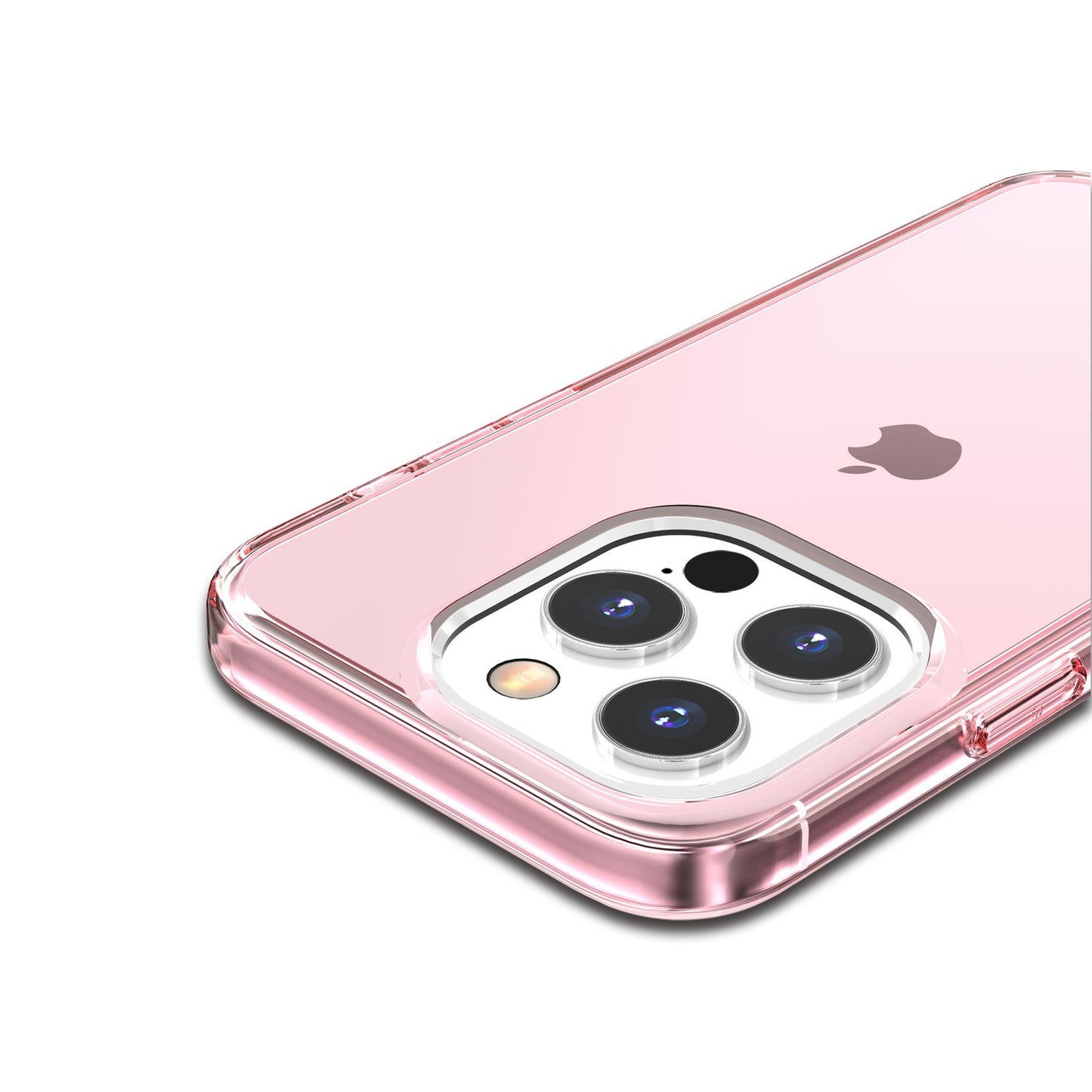 Anti-scratch Transparent PC+TPU Phone Back Case for iPhone 13 Pro 6.1 inch
