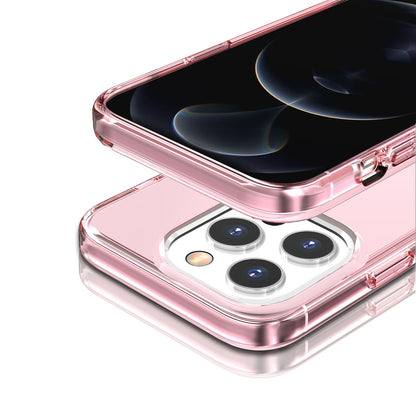 Anti-scratch Transparent PC+TPU Phone Back Case for iPhone 13 Pro 6.1 inch