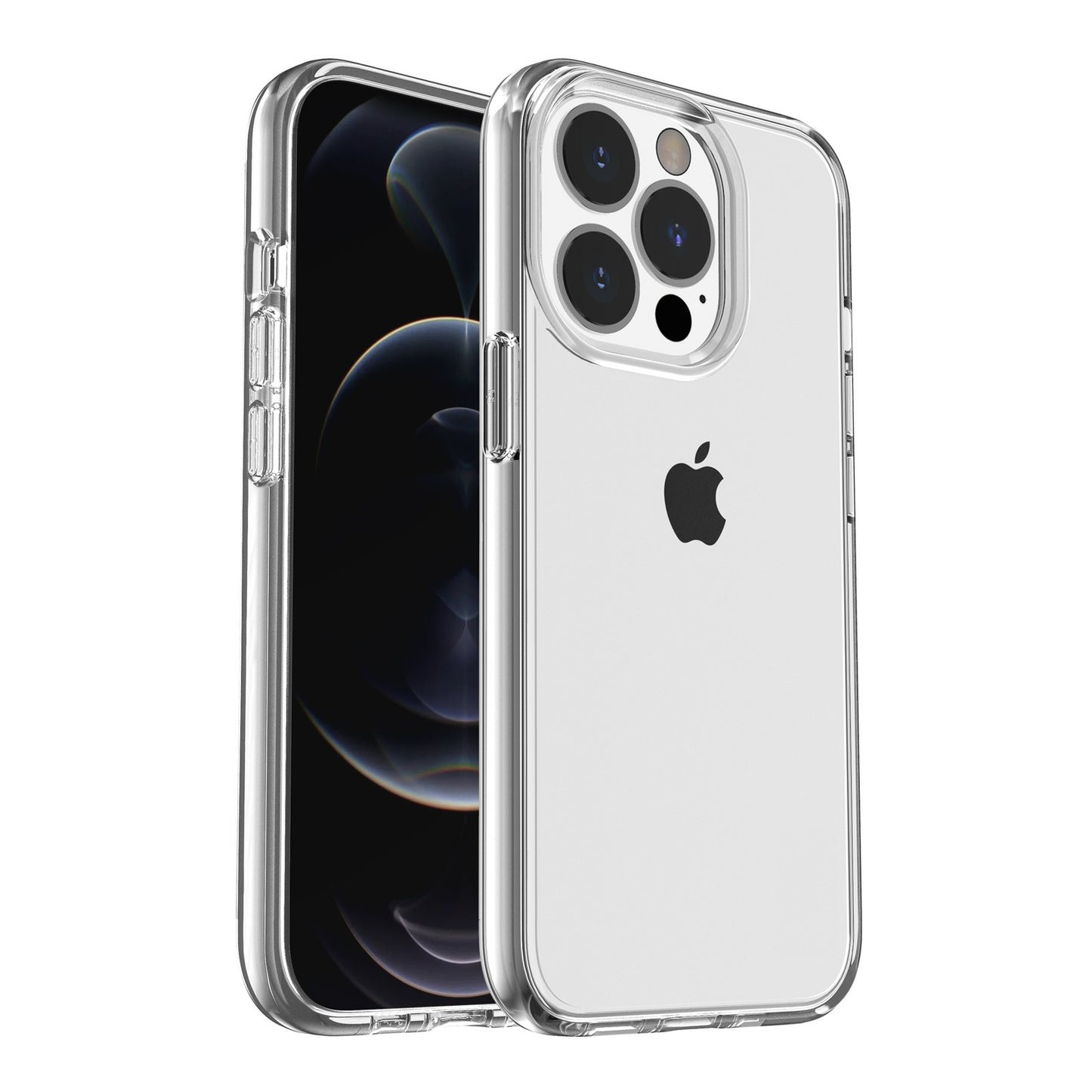 Anti-scratch Transparent PC+TPU Phone Back Case for iPhone 13 Pro 6.1 inch