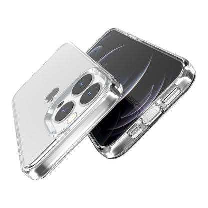 Anti-scratch Transparent PC+TPU Phone Back Case for iPhone 13 Pro 6.1 inch