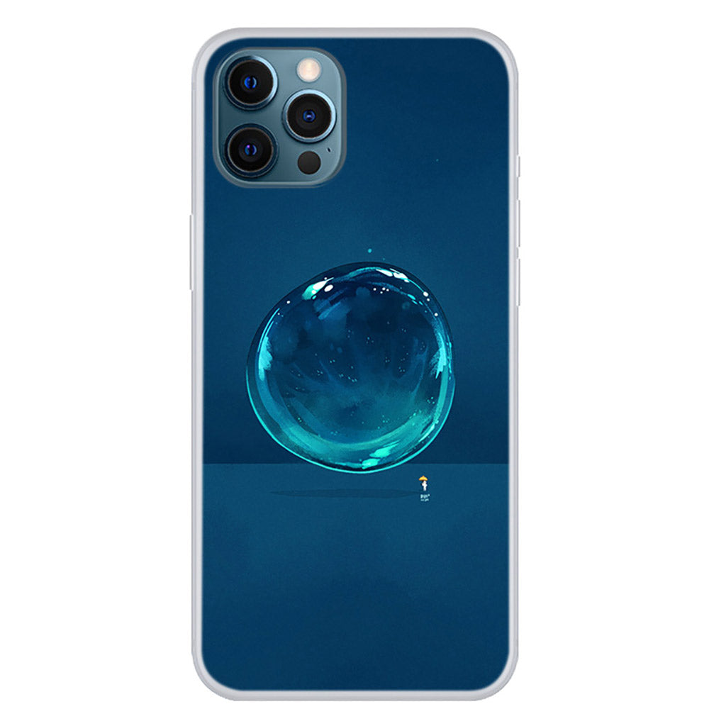 Pattern Printing Design Ultra Slim Thin Soft TPU Protective Phone Case Cover for iPhone 13 Pro 6.1 inch