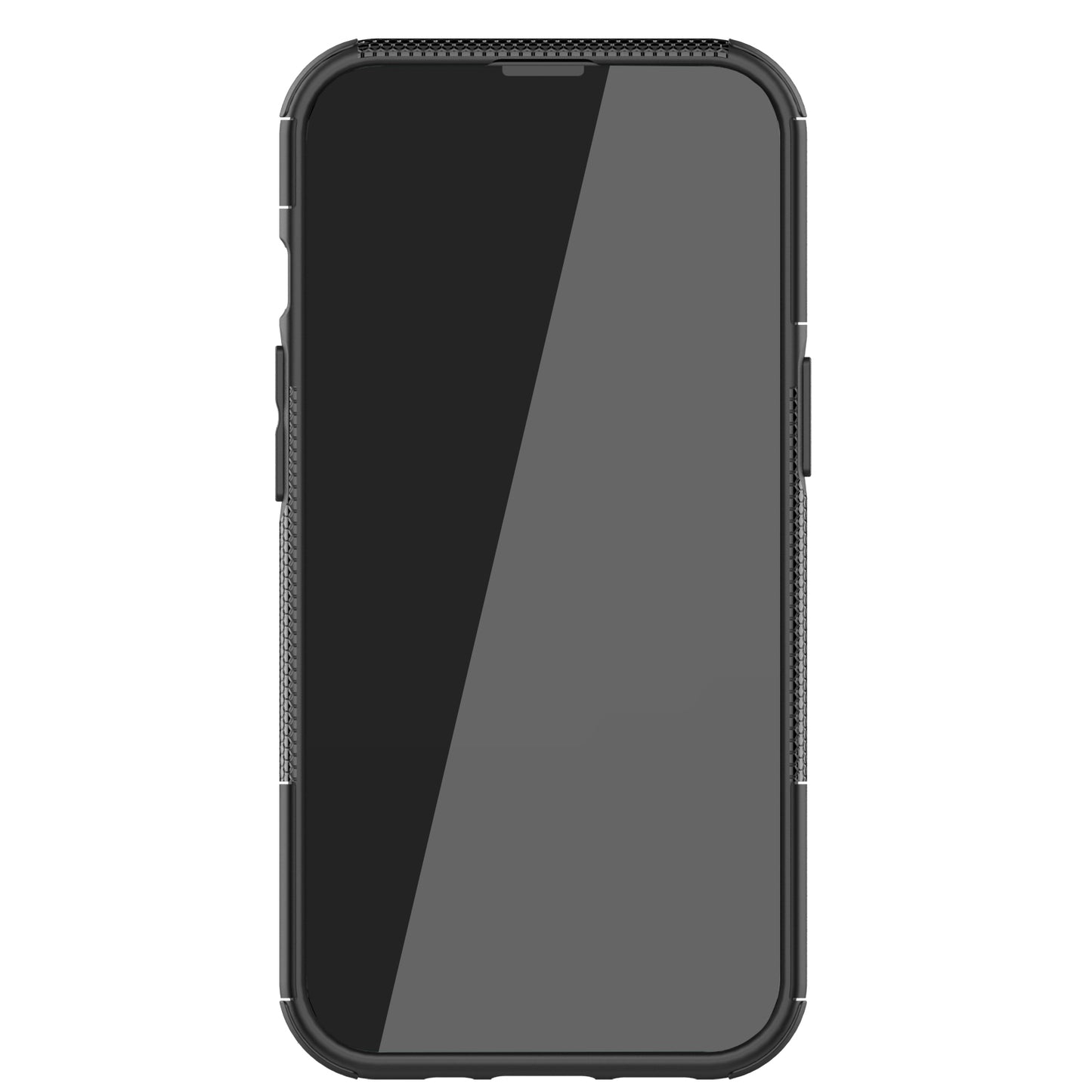 Shockproof Tough Rugged PC + TPU Dual Layer Protective Case Hybrid Kickstand Cover for iPhone 13 Pro 6.1 inch