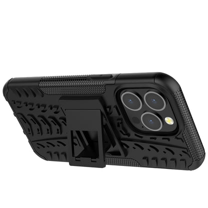 Shockproof Tough Rugged PC + TPU Dual Layer Protective Case Hybrid Kickstand Cover for iPhone 13 Pro 6.1 inch