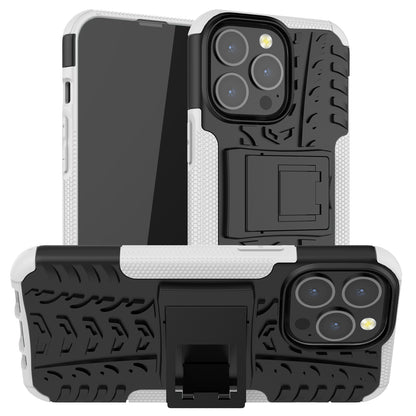 Shockproof Tough Rugged PC + TPU Dual Layer Protective Case Hybrid Kickstand Cover for iPhone 13 Pro 6.1 inch