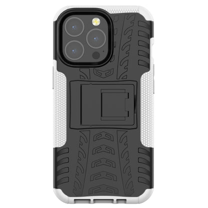 Shockproof Tough Rugged PC + TPU Dual Layer Protective Case Hybrid Kickstand Cover for iPhone 13 Pro 6.1 inch