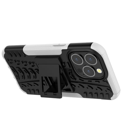 Shockproof Tough Rugged PC + TPU Dual Layer Protective Case Hybrid Kickstand Cover for iPhone 13 Pro 6.1 inch