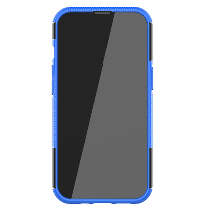 Shockproof Tough Rugged PC + TPU Dual Layer Protective Case Hybrid Kickstand Cover for iPhone 13 Pro 6.1 inch