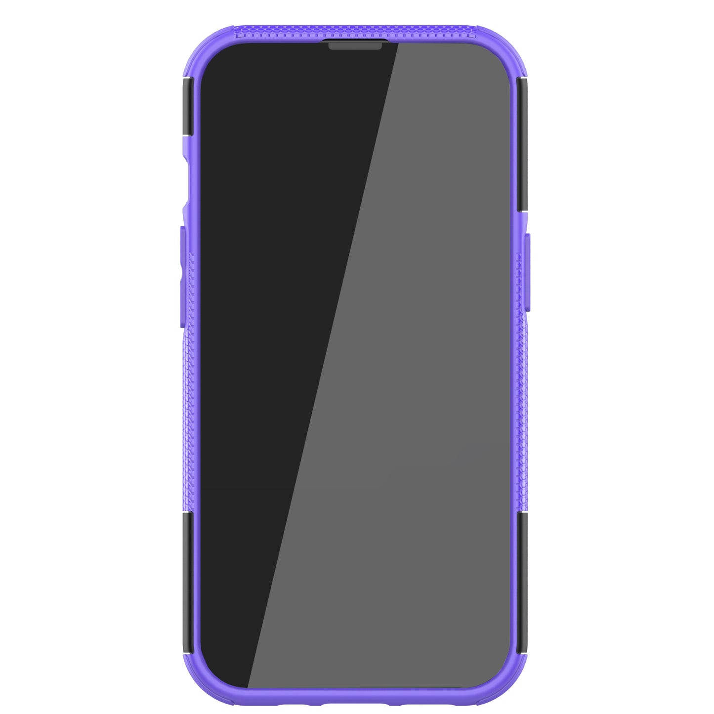 Shockproof Tough Rugged PC + TPU Dual Layer Protective Case Hybrid Kickstand Cover for iPhone 13 Pro 6.1 inch
