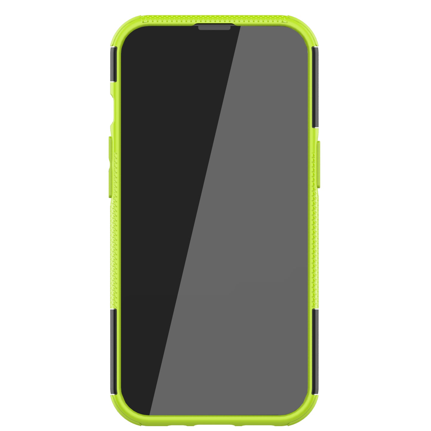 Shockproof Tough Rugged PC + TPU Dual Layer Protective Case Hybrid Kickstand Cover for iPhone 13 Pro 6.1 inch
