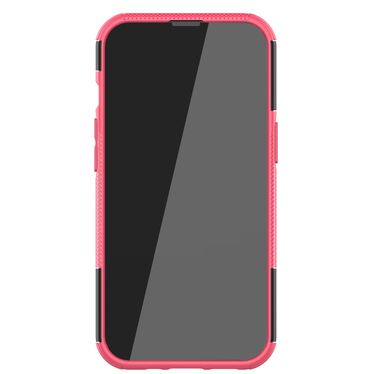 Shockproof Tough Rugged PC + TPU Dual Layer Protective Case Hybrid Kickstand Cover for iPhone 13 Pro 6.1 inch