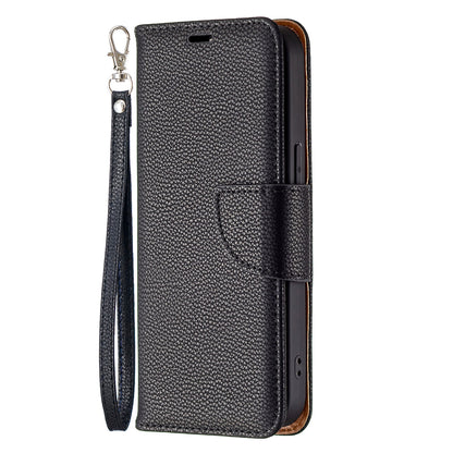 Full Cover Litchi Grain Magnetic Closure Leather Wallet Phone Case for iPhone 13 Pro
