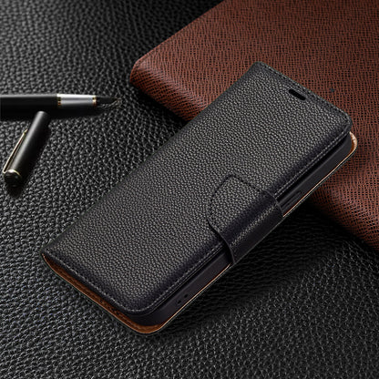 Full Cover Litchi Grain Magnetic Closure Leather Wallet Phone Case for iPhone 13 Pro