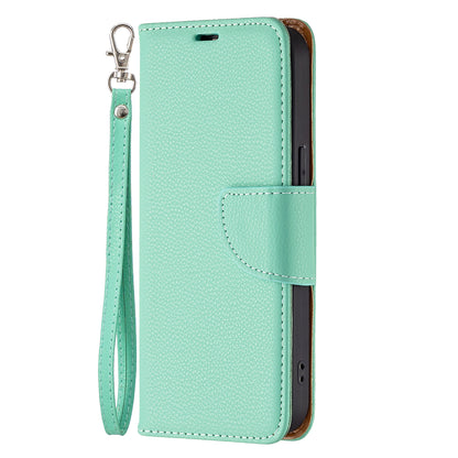 Full Cover Litchi Grain Magnetic Closure Leather Wallet Phone Case for iPhone 13 Pro