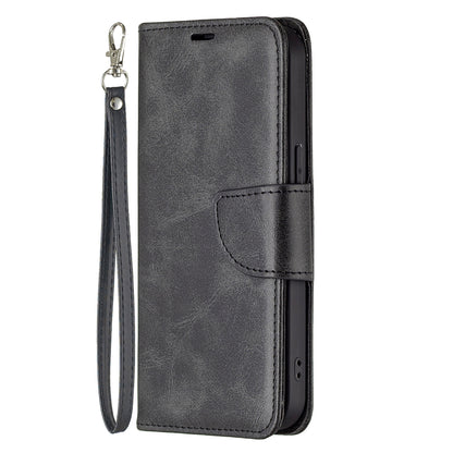 Solid Color PU Leather Wallet Cell Phone Case Shell with Stand for iPhone 13 Pro
