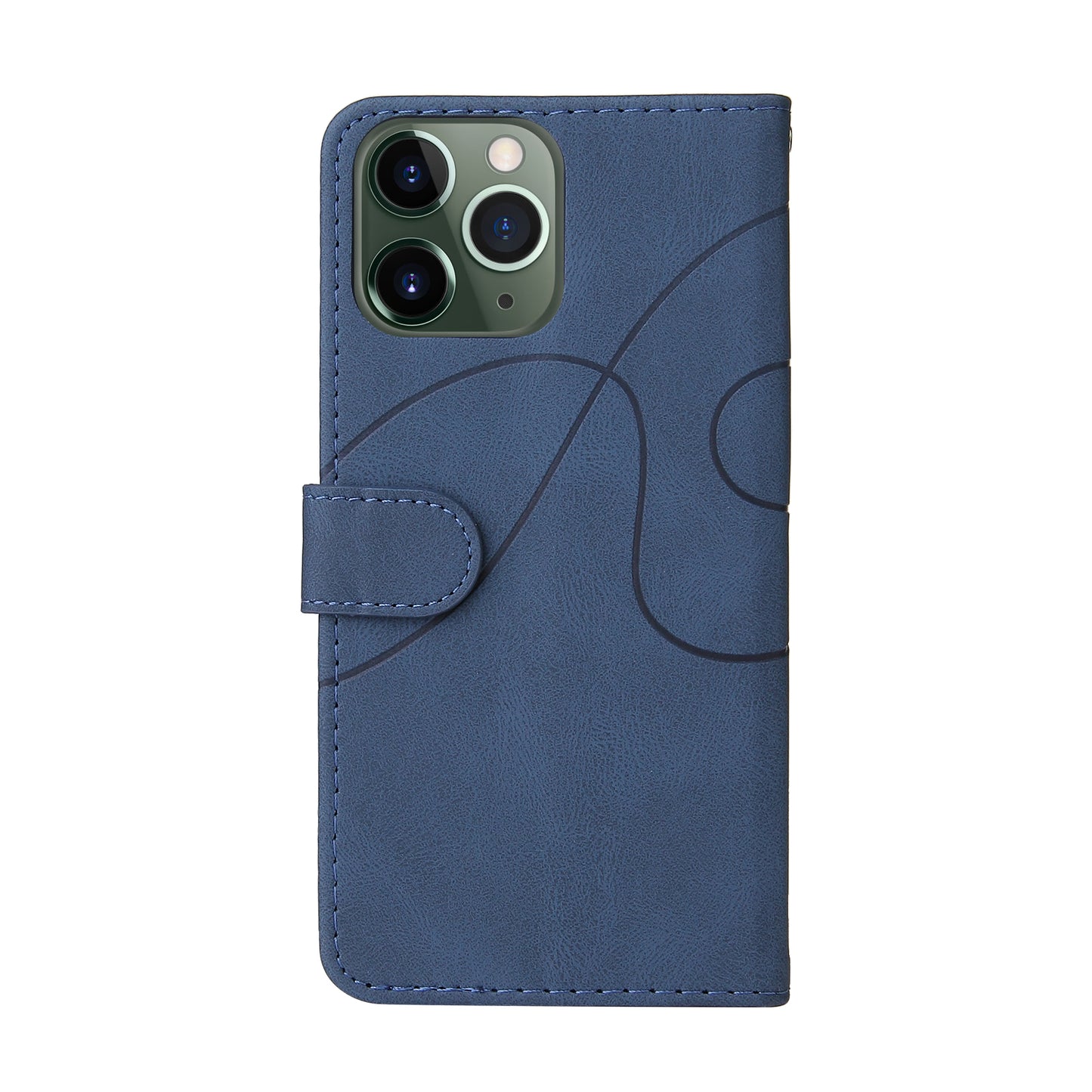 KT Leather Series-1 Bi-color Splicing Stand Wallet Design PU Leather Phone Case Cover with Strap for iPhone 13 Pro Max 6.7 inch