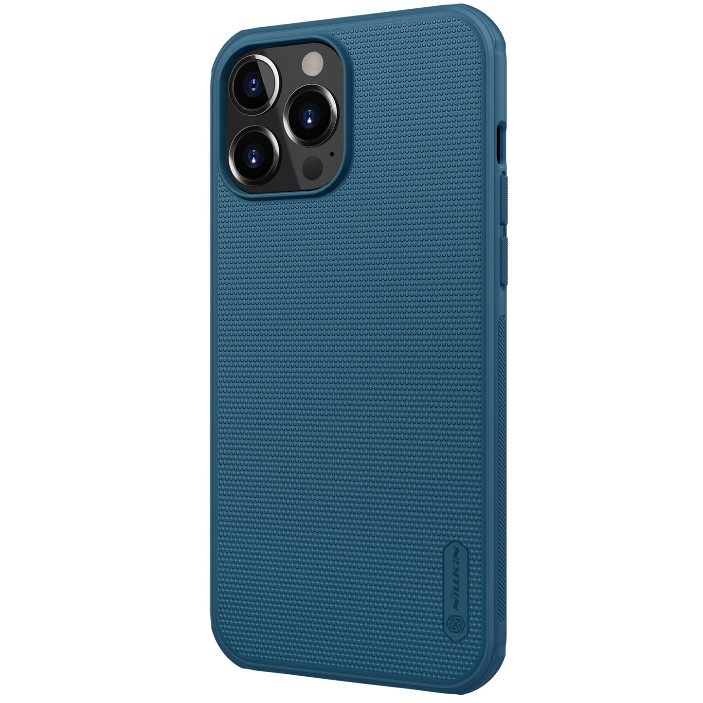 NILLKIN Frosted Shield Anti-Fingerprint Hard PC Back + Soft TPU Edge Hybrid Shockproof Cover for iPhone 13 Pro Max 6.7 inch