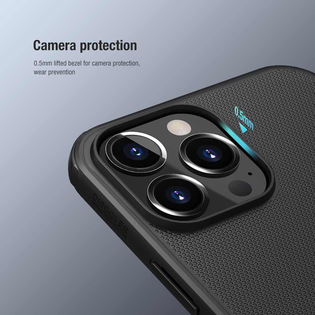 NILLKIN Frosted Shield Dual Layer High Impact Protective Hard Plastic + Soft TPU Tough Cover for iPhone 13 Pro 6.1 inch