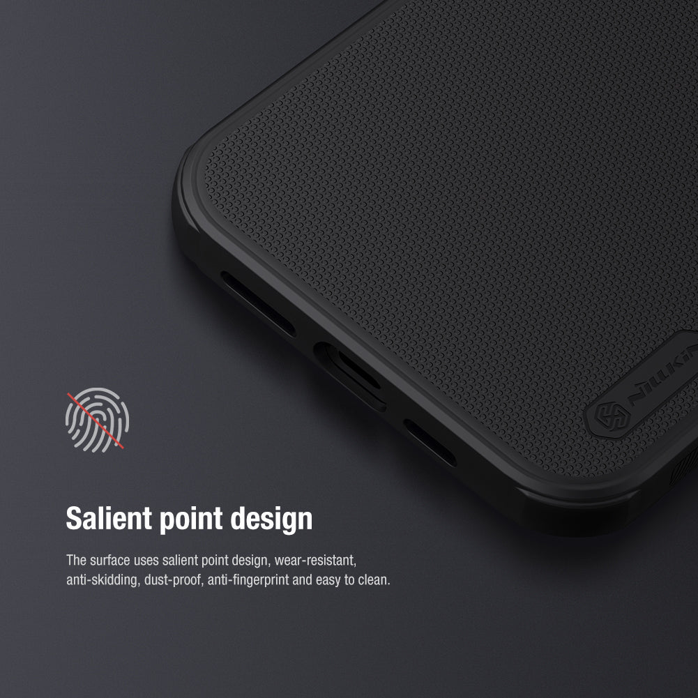 NILLKIN Frosted Shield Dual Layer High Impact Protective Hard Plastic + Soft TPU Tough Cover for iPhone 13 Pro 6.1 inch
