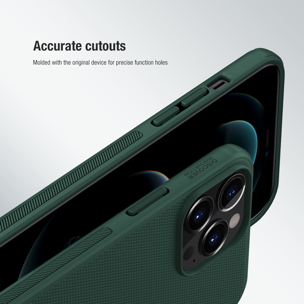 NILLKIN Frosted Shield Dual Layer High Impact Protective Hard Plastic + Soft TPU Tough Cover for iPhone 13 Pro 6.1 inch