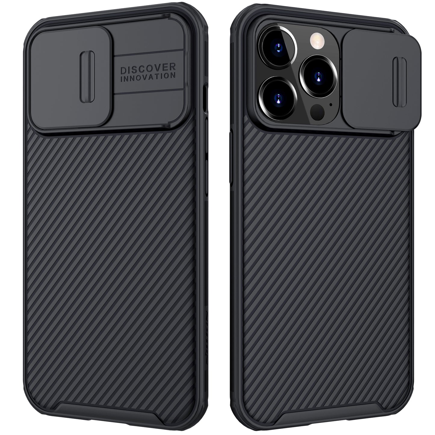 NILLKIN CamShield Pro Anti-Fingerprint Hybrid Phone Cover Phone Case with Camera Protection for iPhone 13 Pro 6.1 inch