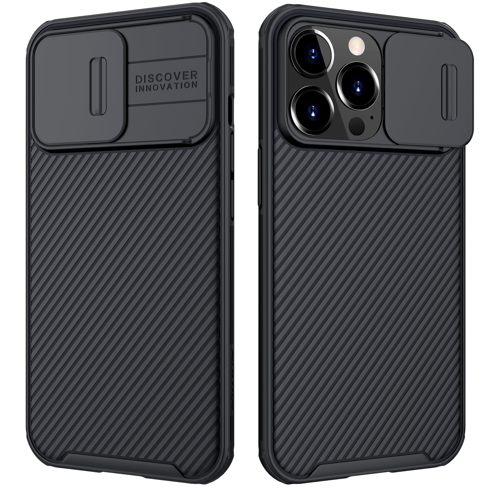 NILLKIN CamShield Pro Anti-Fingerprint Hybrid Phone Cover Phone Case with Camera Protection for iPhone 13 Pro 6.1 inch