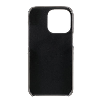 Full Protective Double Card Slots PU Leather Coated PC Cover Shell for iPhone 13 Pro 6.1 inch