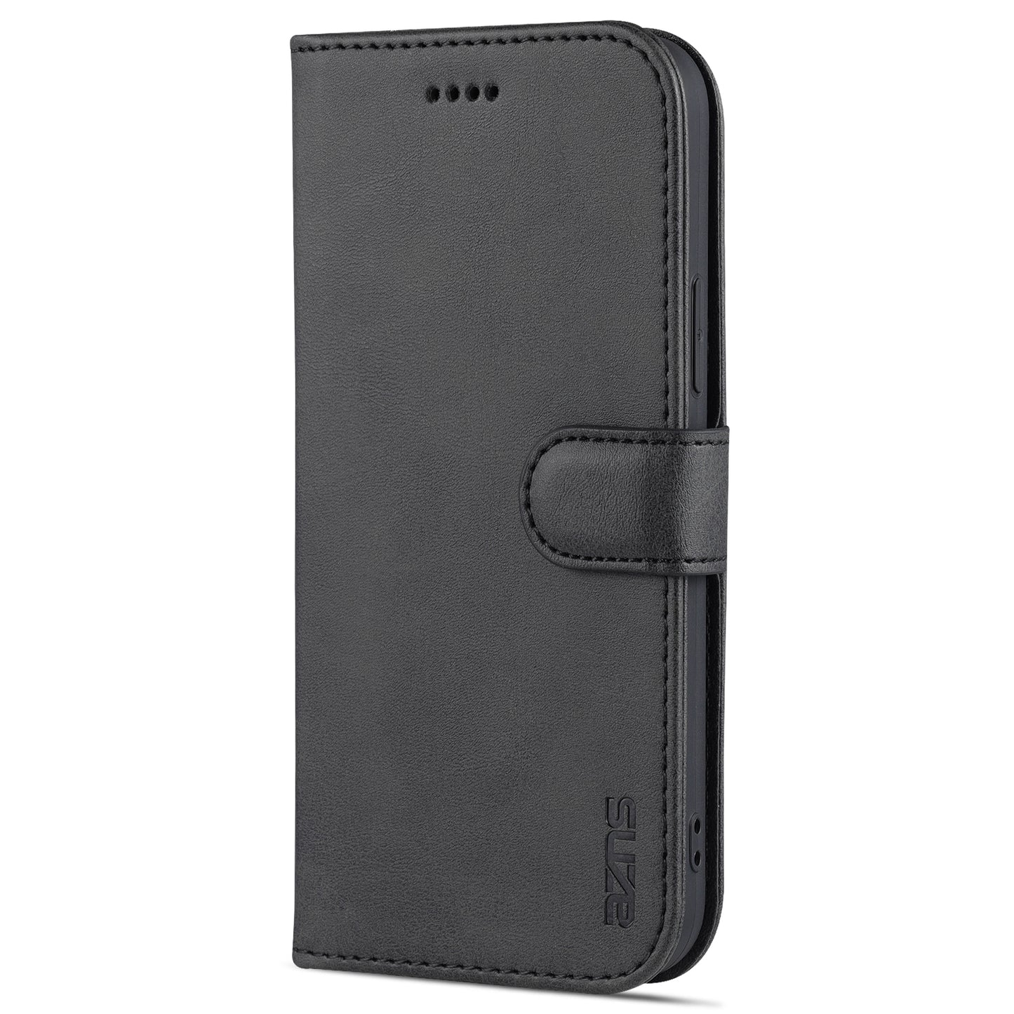 AZNS Leather Folio Flip Wallet Stand Design Perfect Protection Phone Shell for iPhone 13 Pro Max 6.7 inch