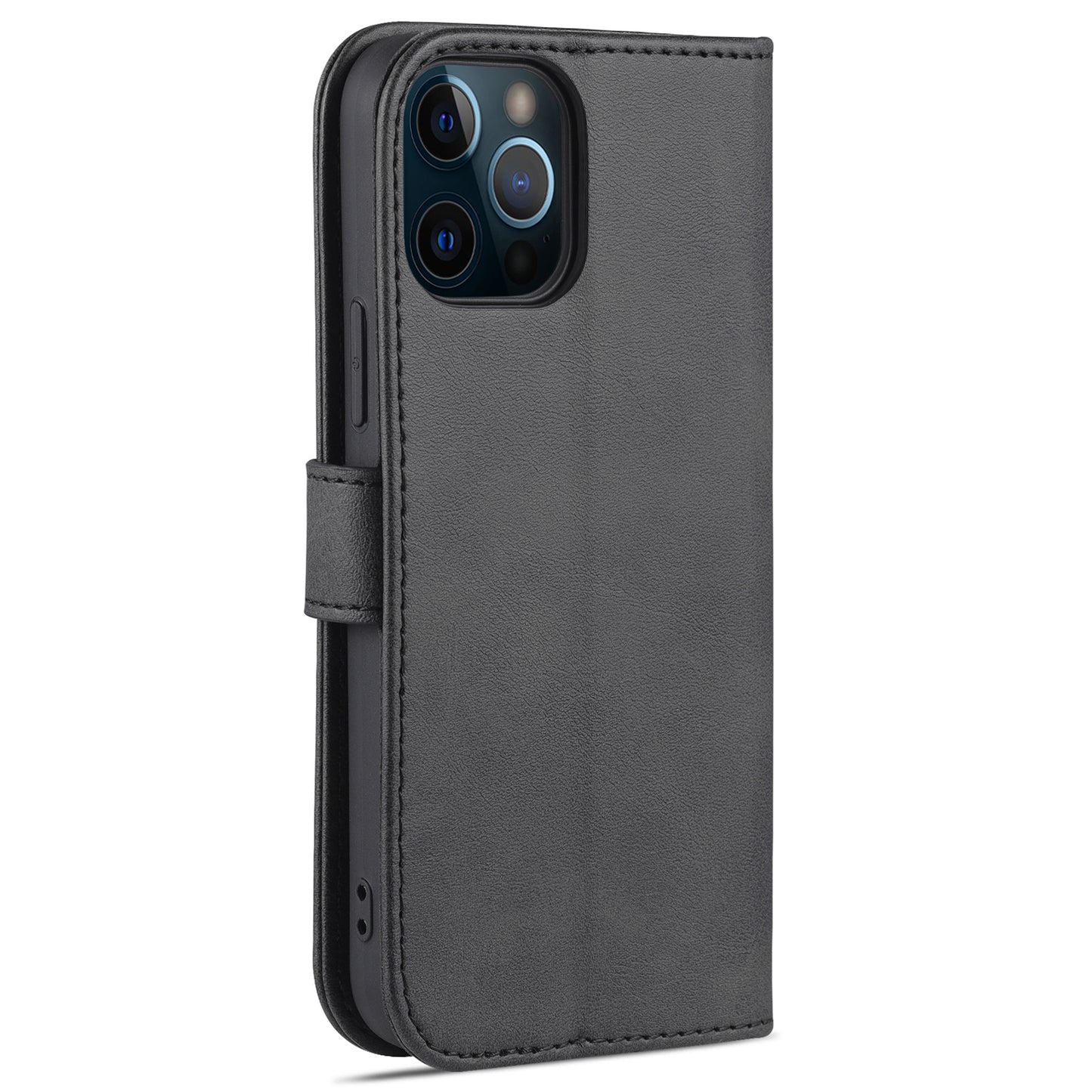 AZNS Leather Folio Flip Wallet Stand Design Perfect Protection Phone Shell for iPhone 13 Pro Max 6.7 inch