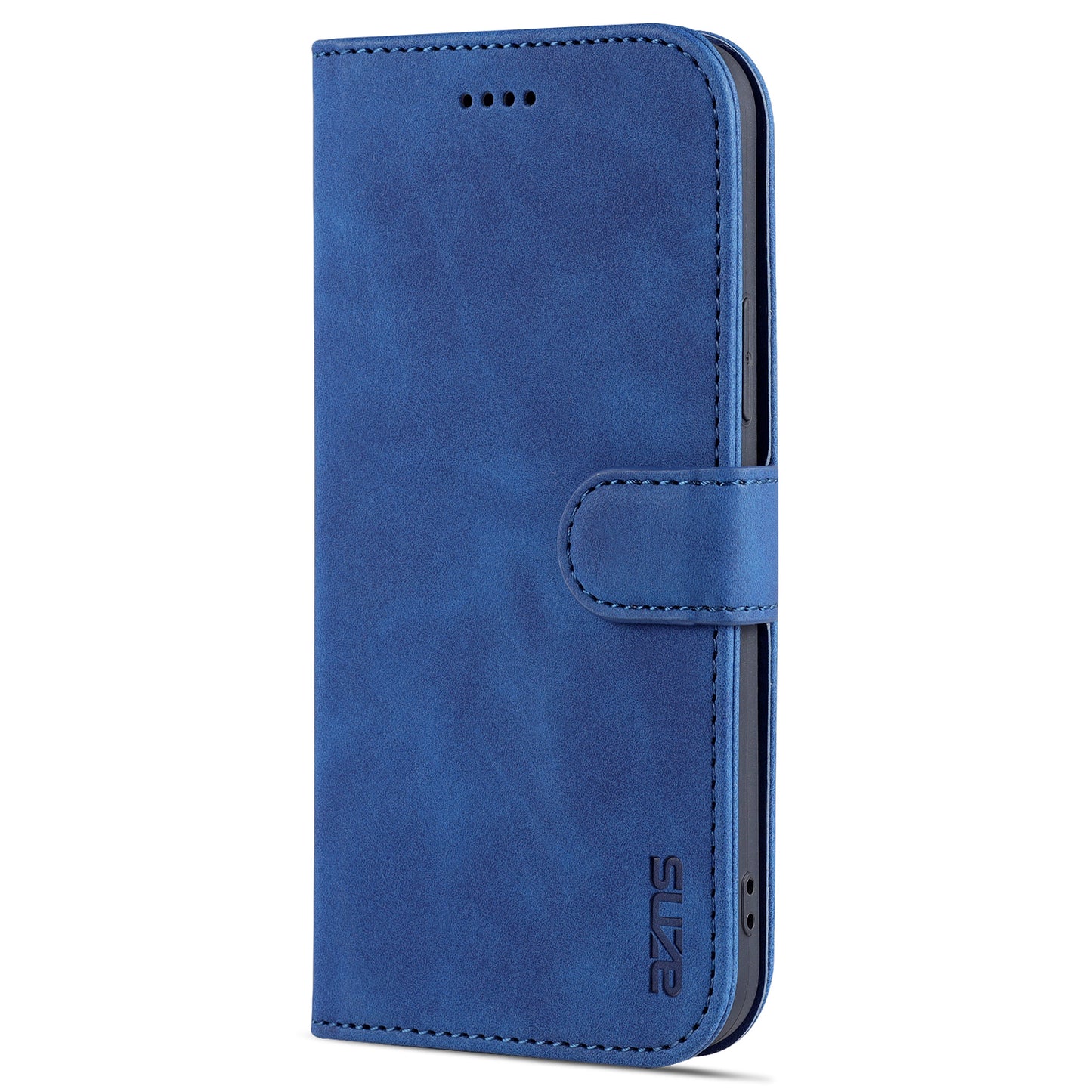 AZNS Leather Folio Flip Wallet Stand Design Perfect Protection Phone Shell for iPhone 13 Pro Max 6.7 inch