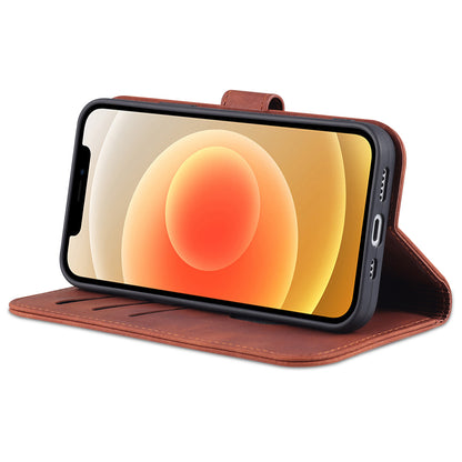 AZNS Leather Folio Flip Wallet Stand Design Perfect Protection Phone Shell for iPhone 13 Pro Max 6.7 inch