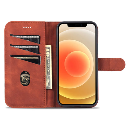 AZNS Leather Folio Flip Wallet Stand Design Perfect Protection Phone Shell for iPhone 13 Pro Max 6.7 inch
