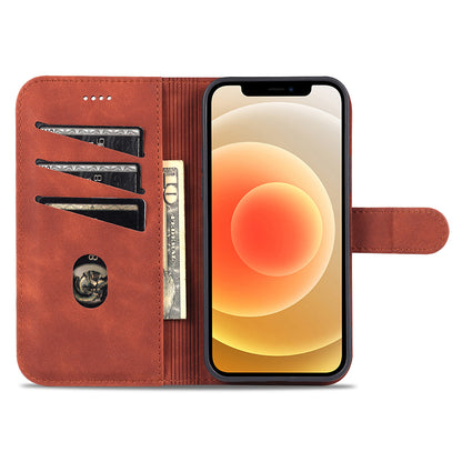 AZNS Leather Folio Flip Wallet Stand Design Perfect Protection Phone Shell for iPhone 13 Pro Max 6.7 inch