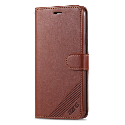 AZNS PU Leather Drop Resistant with Wallet Holder Design Mobile Phone Case for iPhone 13 Pro Max 6.7 inch