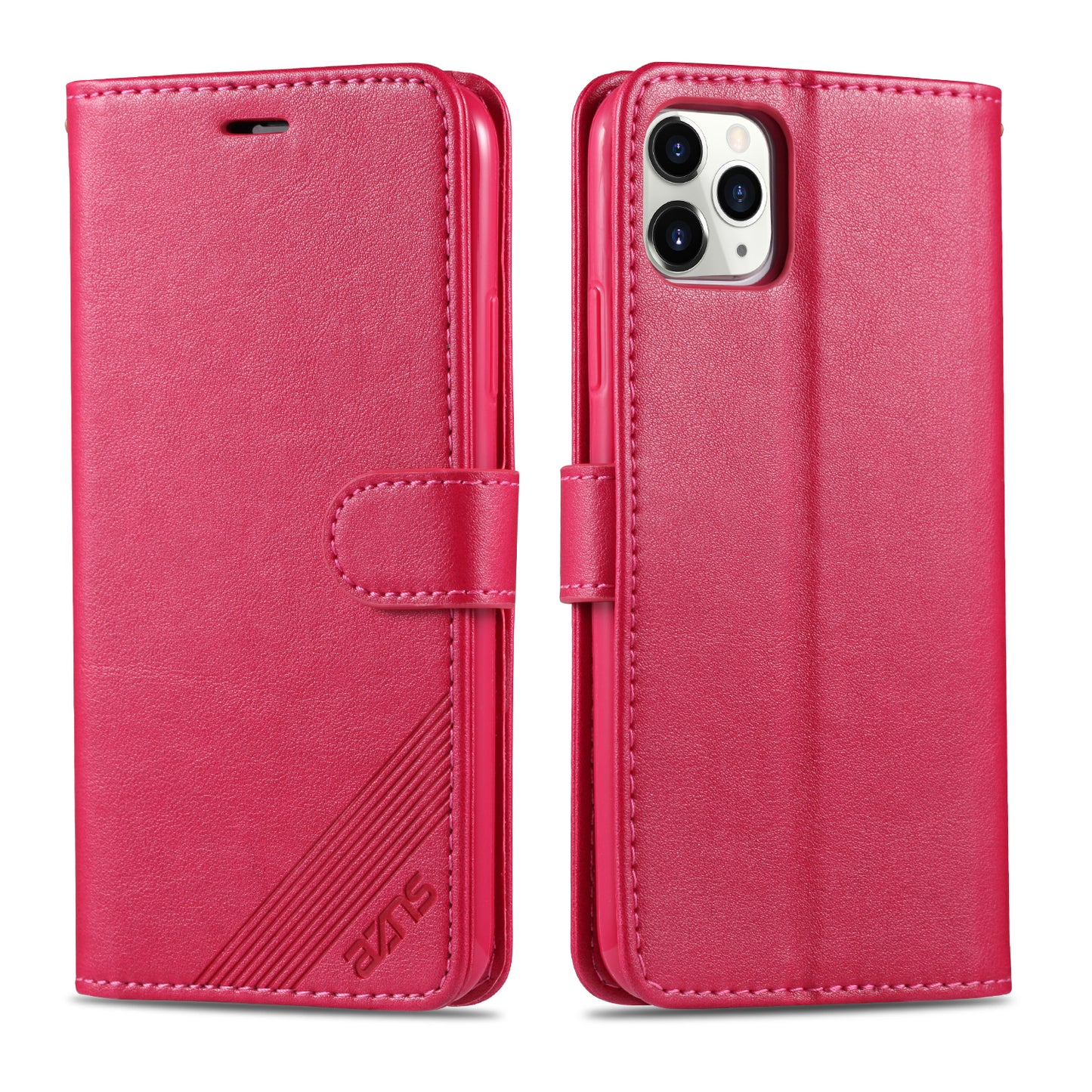 AZNS PU Leather Drop Resistant with Wallet Holder Design Mobile Phone Case for iPhone 13 Pro Max 6.7 inch