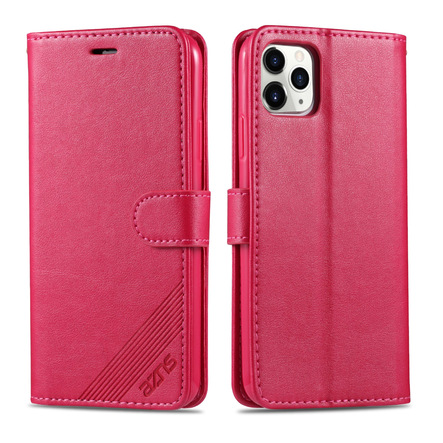 AZNS PU Leather Drop Resistant with Wallet Holder Design Mobile Phone Case for iPhone 13 Pro Max 6.7 inch