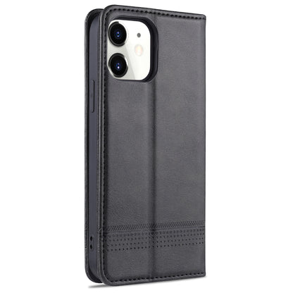 AZNS Shockproof Auto-absorbed Wallet Design PU Leather Folio Flip Phone Cover for iPhone 13 Pro 6.1 inch