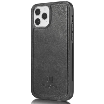 DG.MING For iPhone 13 Pro 6.1 inch Drop-resistant Anti-scratch Split Leather Wallet Detachable 2-in-1 Phone Shell