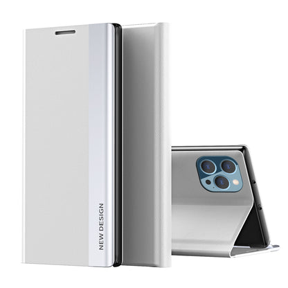 Full Coverage Strong Magnet Leather with PC Inner Folio Flip Plated Stand Case for iPhone 13 Pro Max 6.7 inch