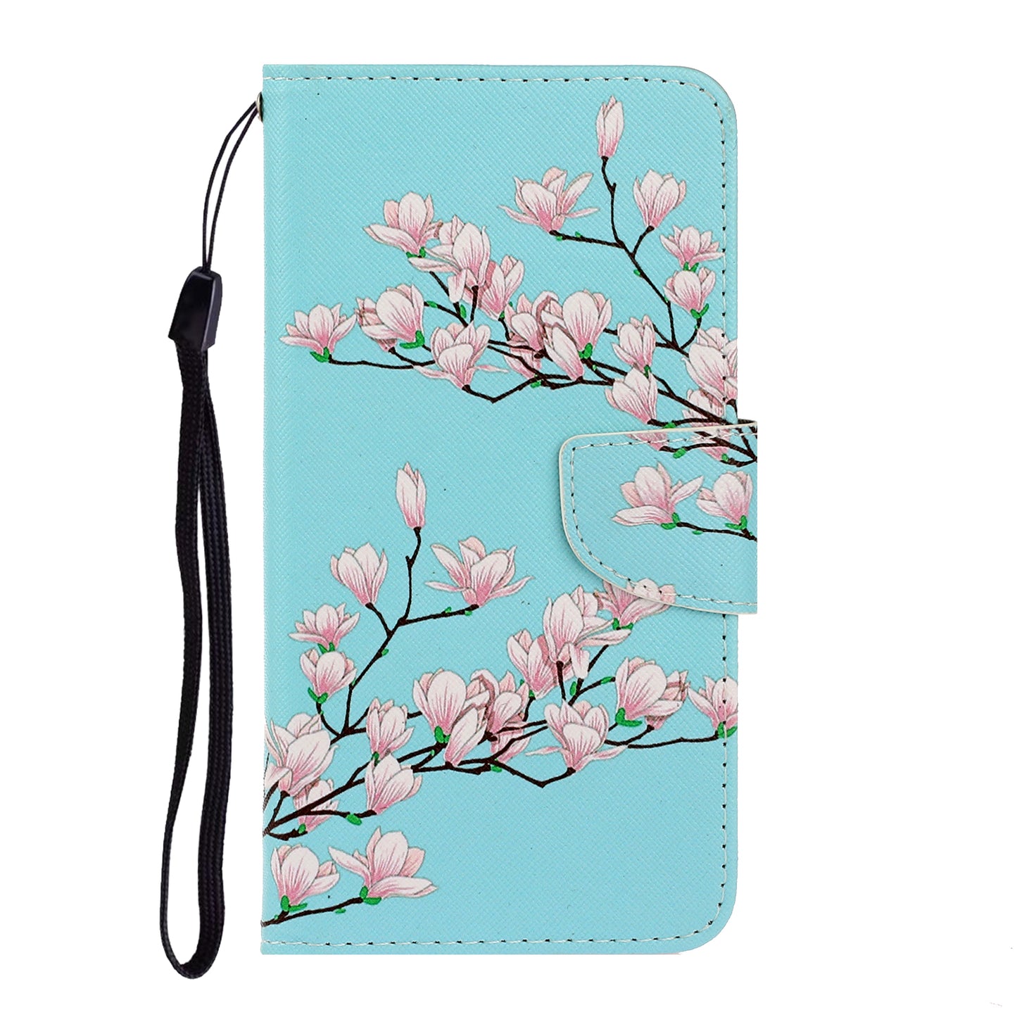 Pattern Printing Design Premium PU Leather Magnetic Clasp Flip Folio Protective Wallet Stand Cover for iPhone 13 Pro 6.1 inch