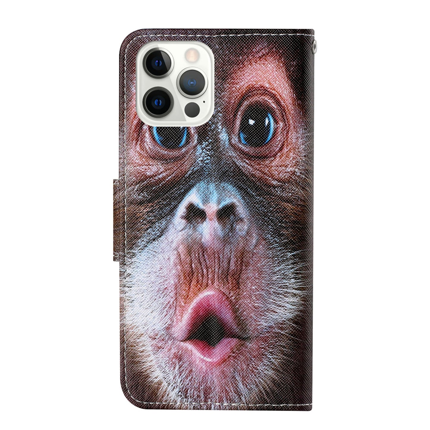 Cross Texture Pattern Printing PU Leather Wallet Stand Phone Case for iPhone 13 Pro 6.1 inch
