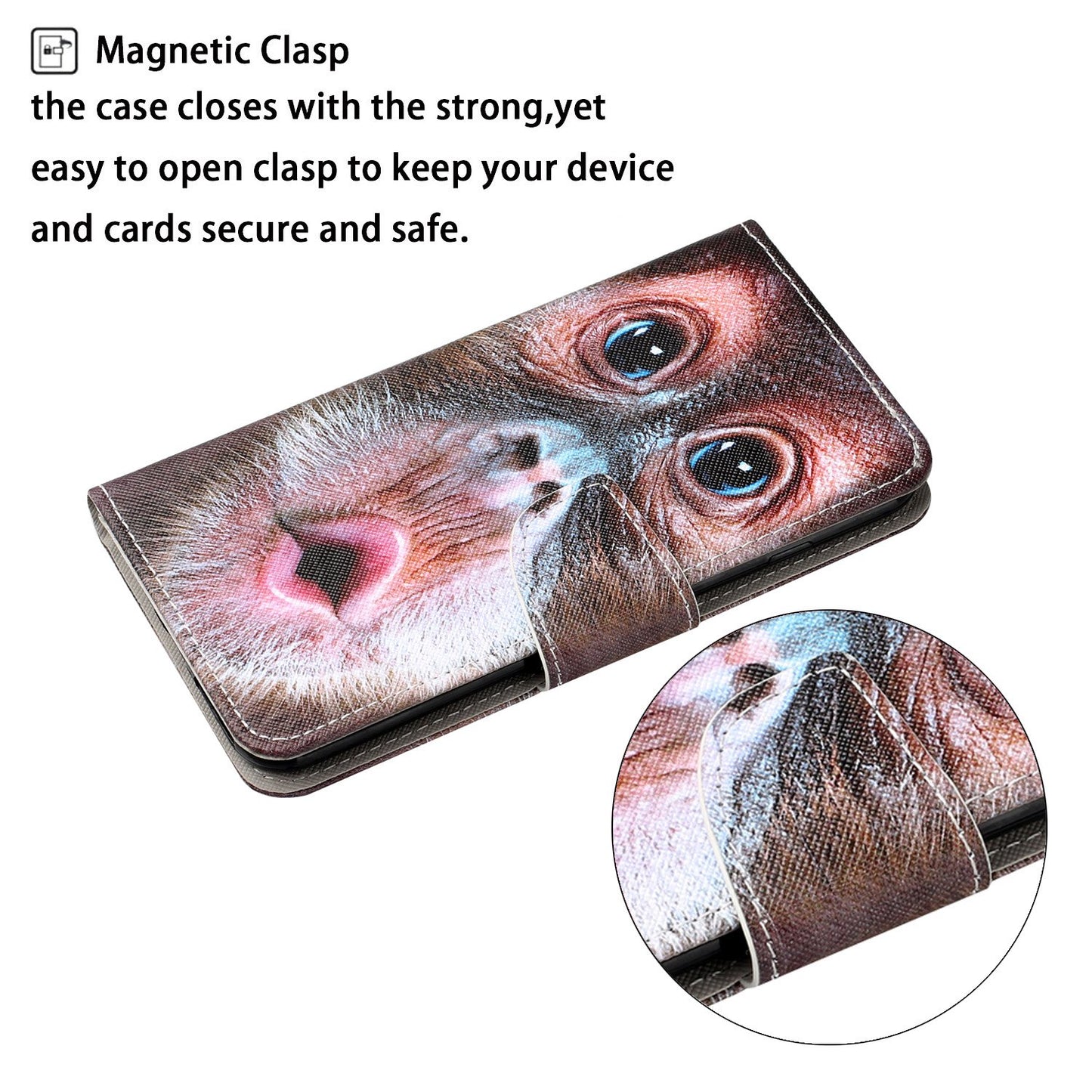 Cross Texture Pattern Printing PU Leather Wallet Stand Phone Case for iPhone 13 Pro 6.1 inch