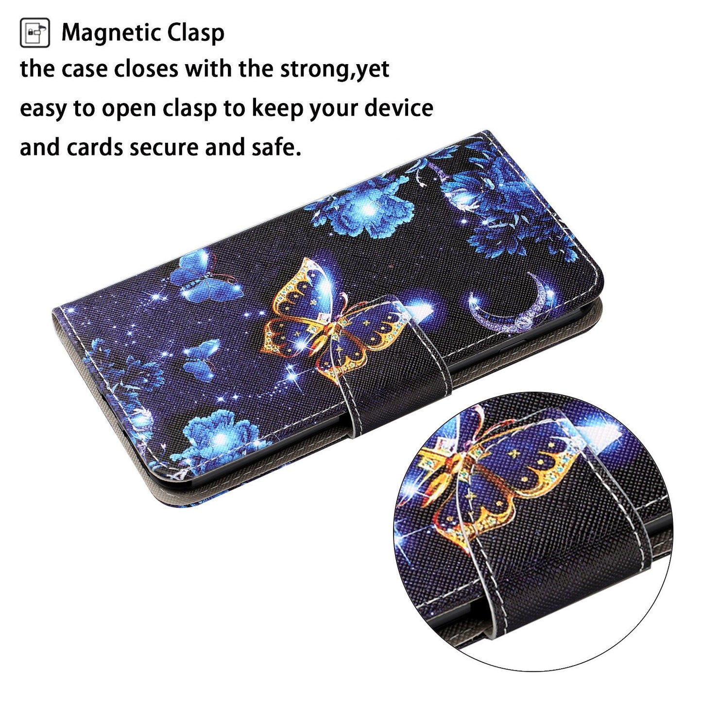 Cross Texture Pattern Printing PU Leather Wallet Stand Phone Case for iPhone 13 Pro 6.1 inch