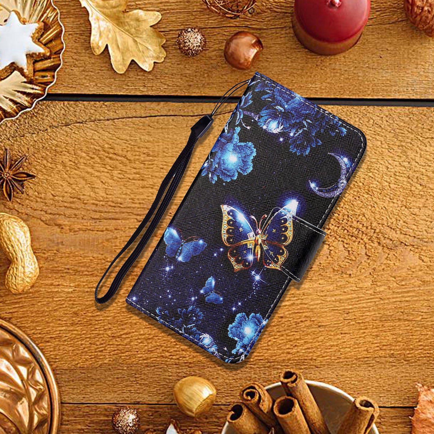 Cross Texture Pattern Printing PU Leather Wallet Stand Phone Case for iPhone 13 Pro 6.1 inch